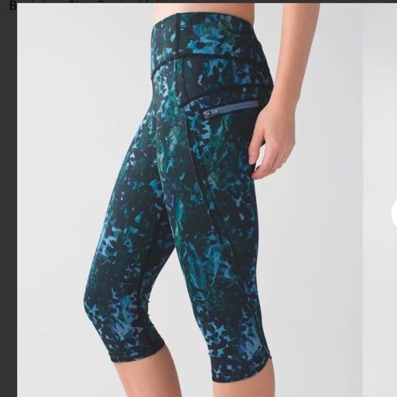 Lululemon Run Top Speed Crop Legging - Picture 1 of 8